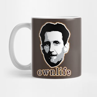 GEORGE ORWELL OWNLIFE 1984 NOVEL DESIGN Mug